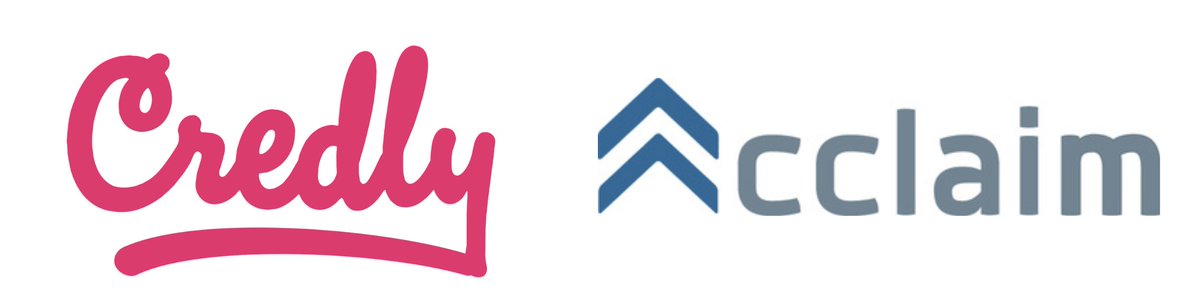 credly's tweet photo. Empowering organizations and individuals to provide and pursue meaningful education and professional opportunities is why @Credly and @YourAcclaim have combined. https://t.co/HGgJVAycXv https://t.co/zZr3N6mfGk