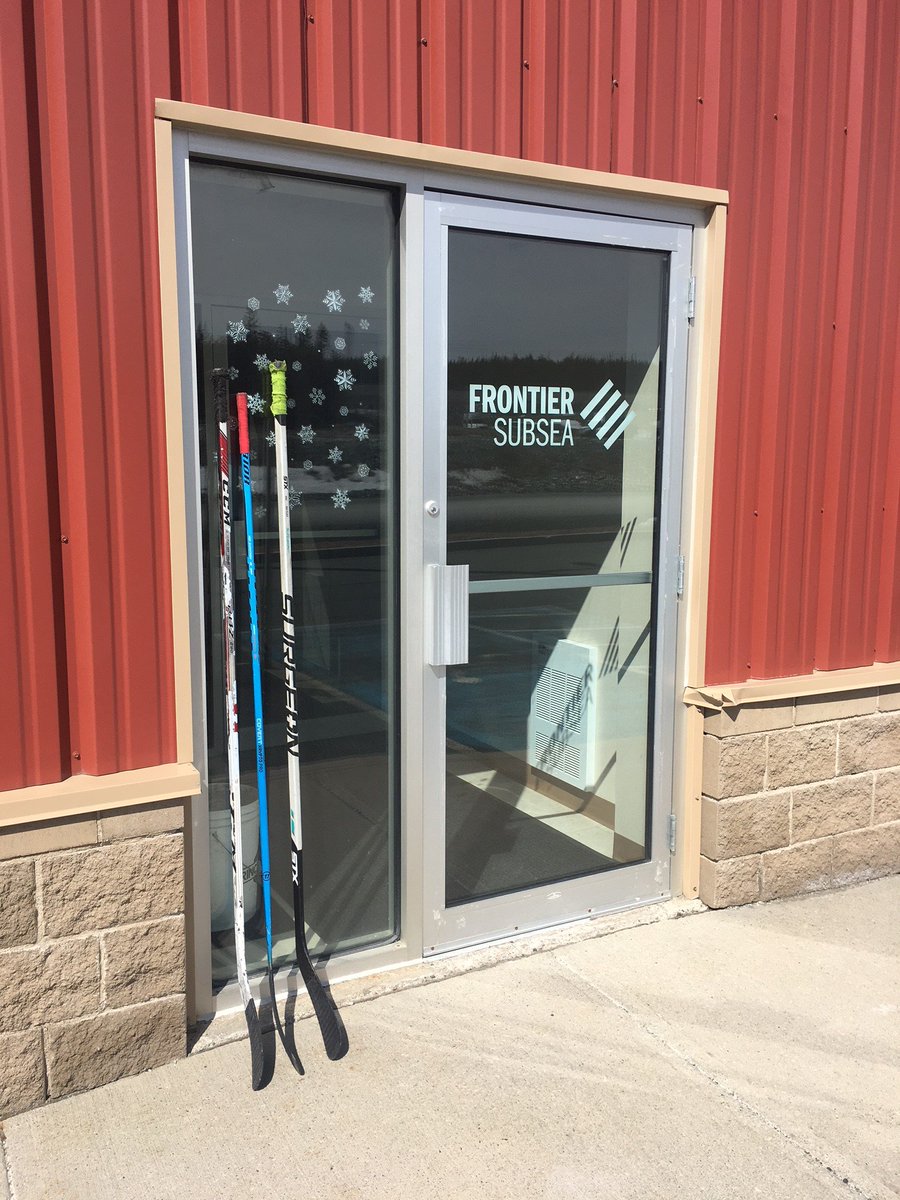 On this special day our staff show their support by wearing jerseys and putting sticks out as part of a national tribute to the Humboldt Broncos. #JerseyForHumboldt #HumboltdStrong