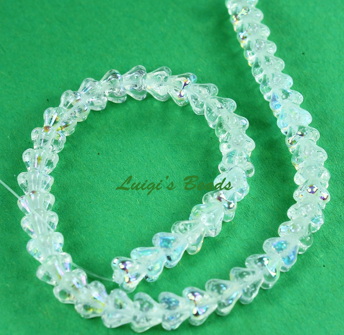 lazziec77's tweet photo. Excited to share the latest addition to my #etsy shop: 50 Crystal AB Czech Glass Beads Baby Bell Flower 4x6mm - Use coupon code LUIGIS10 for 10% off https://t.co/FjNu1NmfJw #supplies #clear #kidscrafts #czech #glass #baby #bell #flower #crystalab https://t.co/wLWCEUVQYT
