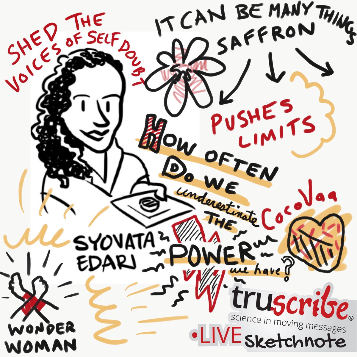 TruScribeStudio's tweet image. #ib18 thank you @Vata99 for sharing your story. @MadisonBiz #SeektheGreater