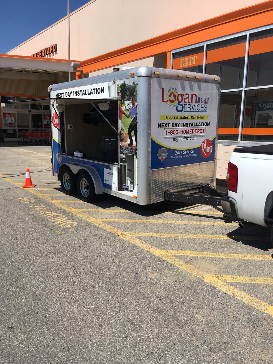Logan Services (@loganserviceshd) on Twitter photo Come see us at <a href="/THDBeechmont/">Home Depot 3812</a> to sign up for your free estimate on a heating and cooling system. Come see us at <a href="/THDBeechmont/">Home Depot 3812</a> to sign up for your free estimate on a heating and cooling system.