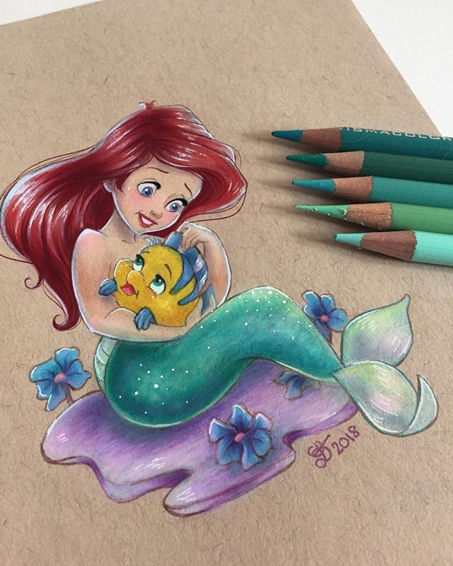 laurinearty's tweet photo. Baby Ariel 🐠 ! I had already drawn this one and I wanted to see my progress over the years. I will post it tomorrow. 
#ariel #mermaid #babyariel #thelittlemermaid #mermay #disney #disneyart #disneyarts #disneylove #disneybaby #disneyprincess https://t.co/kaudvExySR https://t.co/qsyW4KLrSw