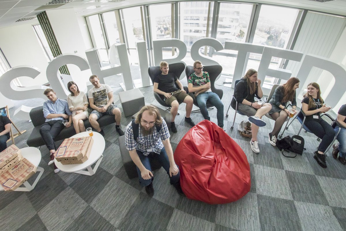 SchibstedPolska's tweet image. Today we&apos;ve opened the gates of our office in Krakow and invited all students eager to taste the feeling of the Scandinavian work culture 🇧🇻 
Hope to see you Guys on the Summer Internship! #codethatmatters