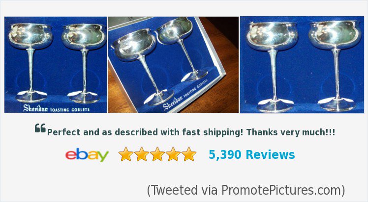 #Vintage New #SheridanSilverCo #silver #silverplated Plated #Champagne #Toasting #Goblets #wine #celebrate #cheers #wedding #champagneglasses #817 original box | eBay #champagnegoblet #sheridansilvercompany 
goo.gl/mKvTeJ
(Tweeted via PromotePictures.com)