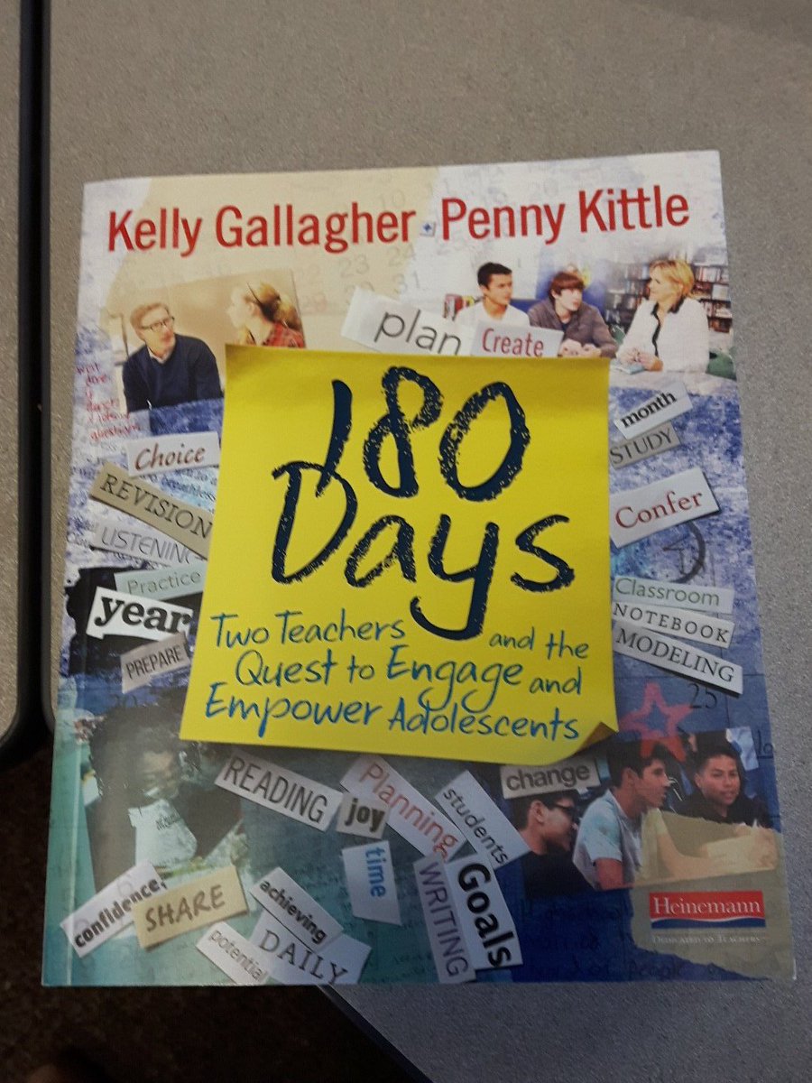 senior_mrs's tweet photo. It's finally arrived! @KellyGToGo @pennykittle Love these two and their unabashed love for adolescent learners. #notanotheressay #readingvolume #literacyisgood https://t.co/tFHYYj1E5V