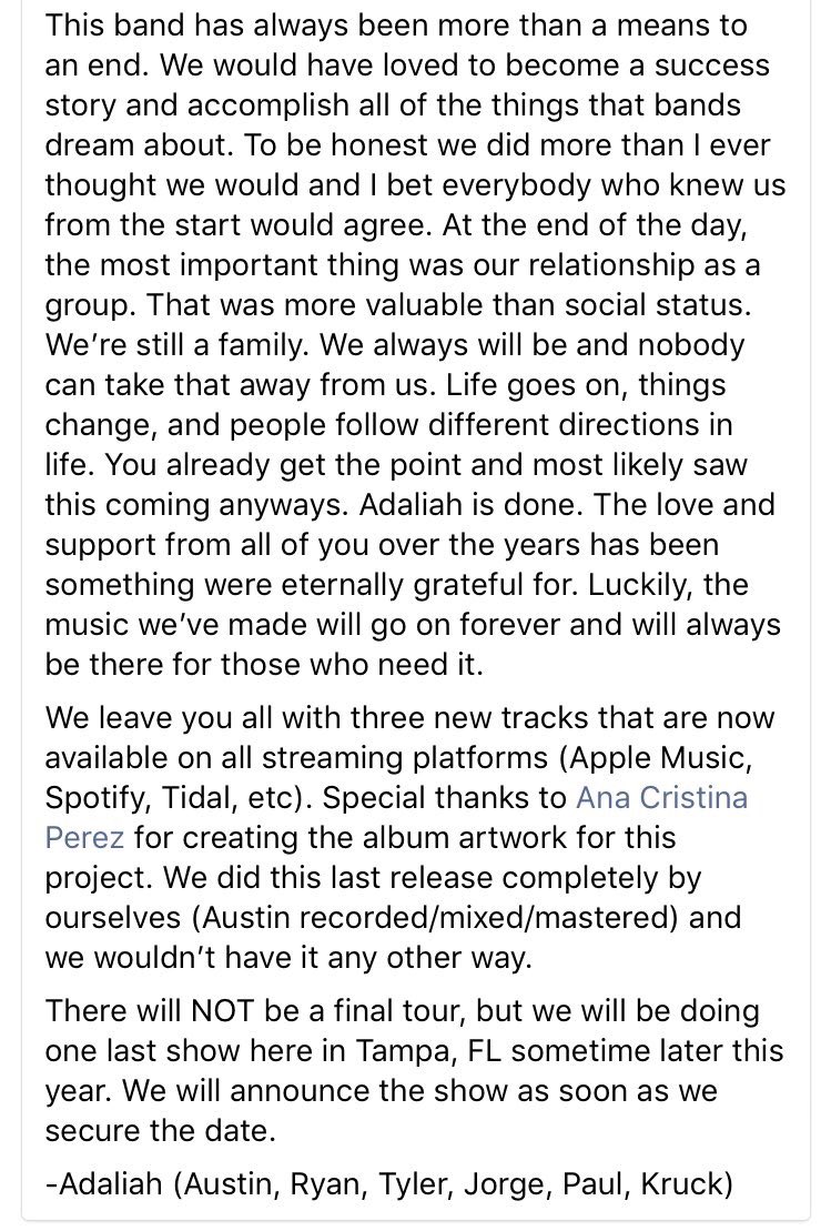 We know you’ve been waiting and we’re sorry it took this long.

itunes.apple.com/us/album/adali…

open.spotify.com/album/6gwEX59Y…