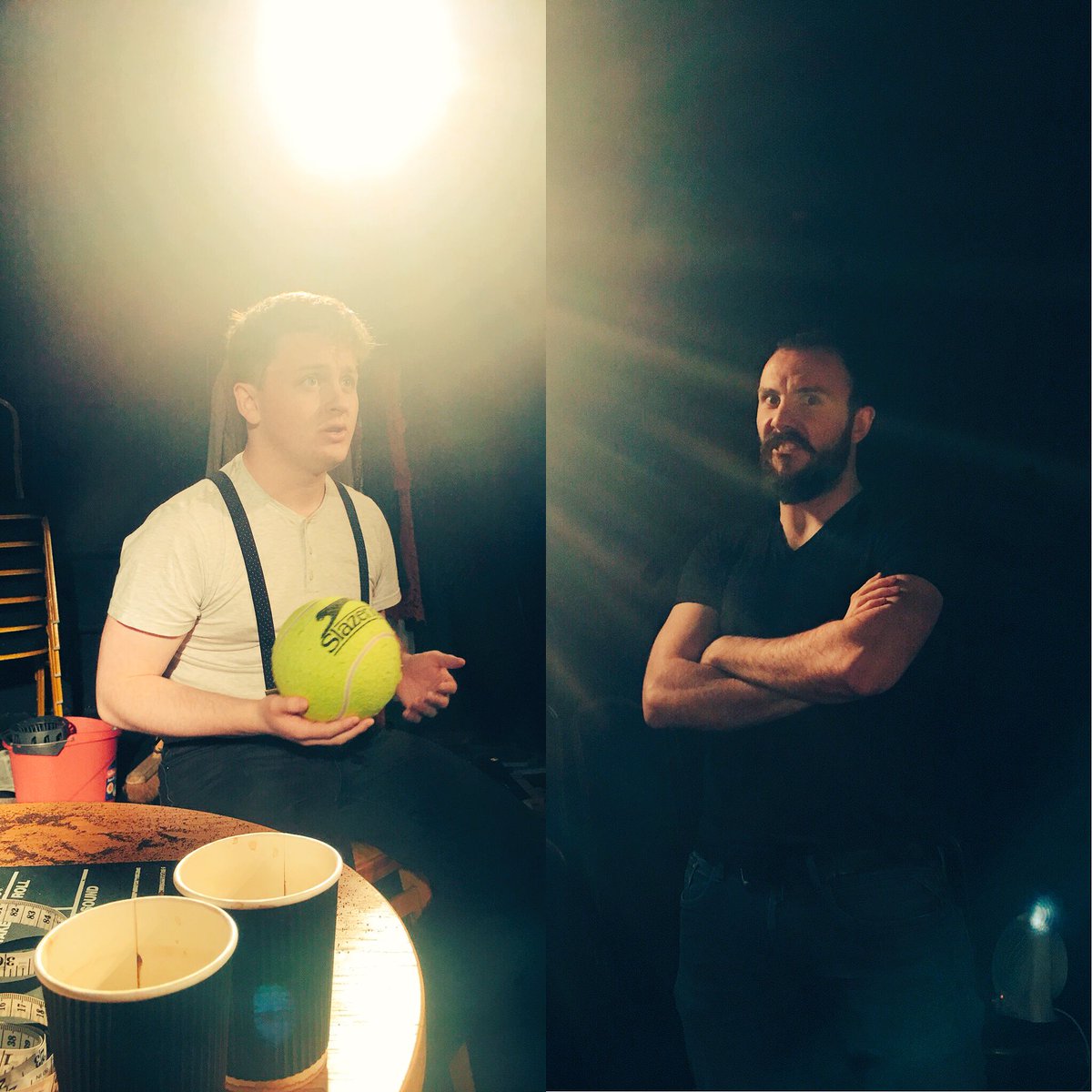 HannahEllisRyan's tweet photo. Line run o’clock @WFWFGodotMCR #LastTwoShows @53two @Matthewagordon @JTueart https://t.co/YPTG1MHS3t