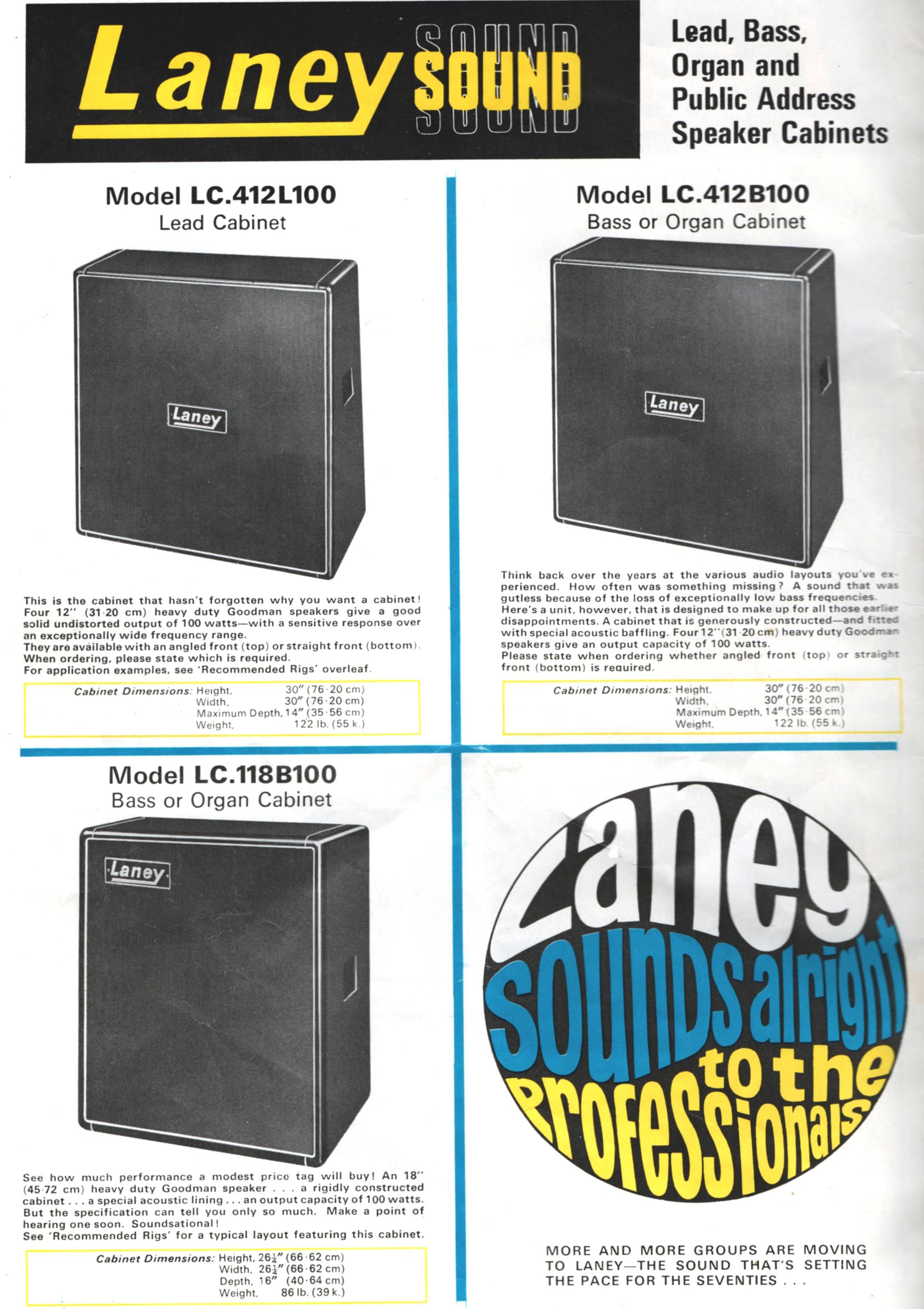 Laney 4x12 store cab