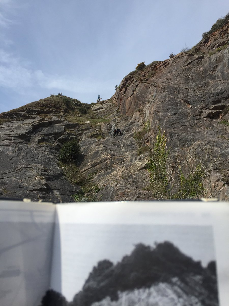 IzzyCramp's tweet photo. It’s #warm in the @EnglishRiviera #isitactuallysunny #sunglasses #on @climb_southwest https://t.co/iHusCauCtW