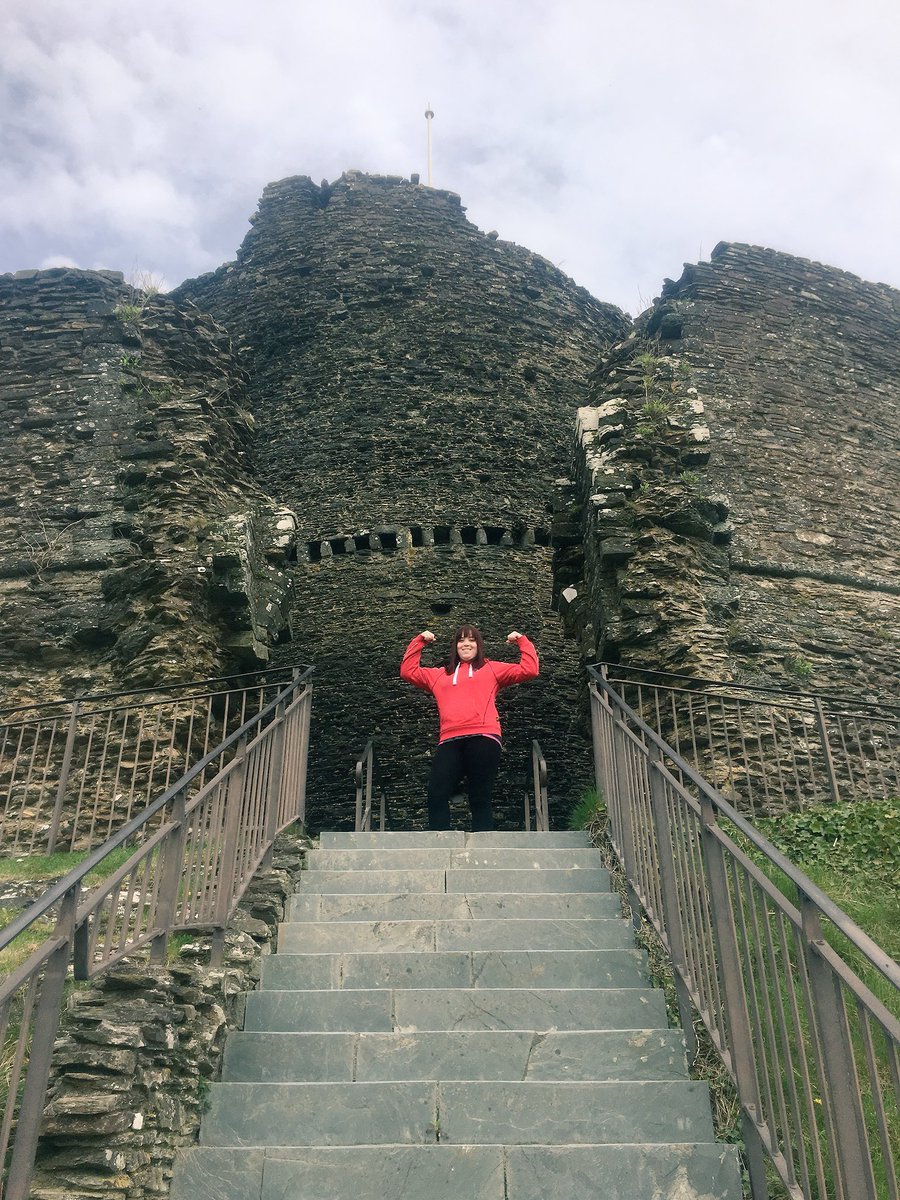 Maddie_Chesmore's tweet photo. Launceston Castle today and yet more steps! #cornwallworkout #castleandgym https://t.co/9WthnxEVvC