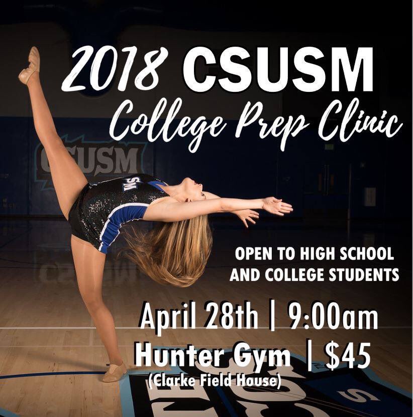 csusmdance's tweet image. Don’t miss out on our TWO upcoming clinics ‼️‼️ For registration follow the link in our bio. Can’t wait to see you there💙🐾