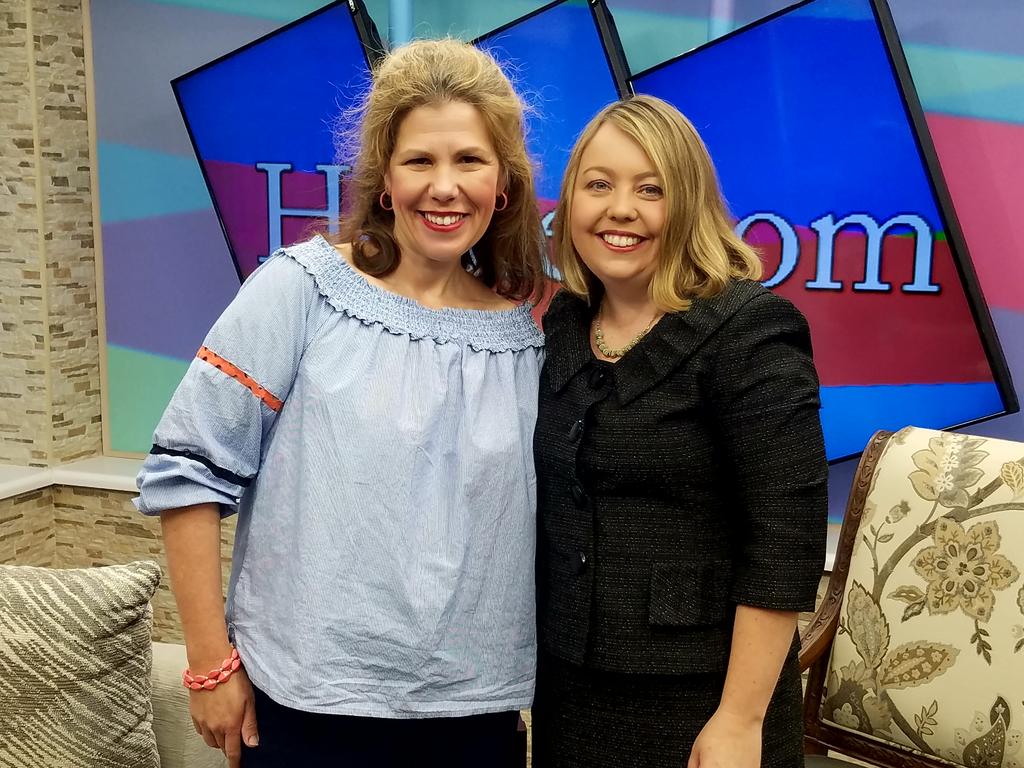 On the set of our relaunched Homeroom show. Episode 2 features Alabama Teacher of the Year Chasity Collier and MCPSS TOYs Laurin Tew and Nadine Lynch.