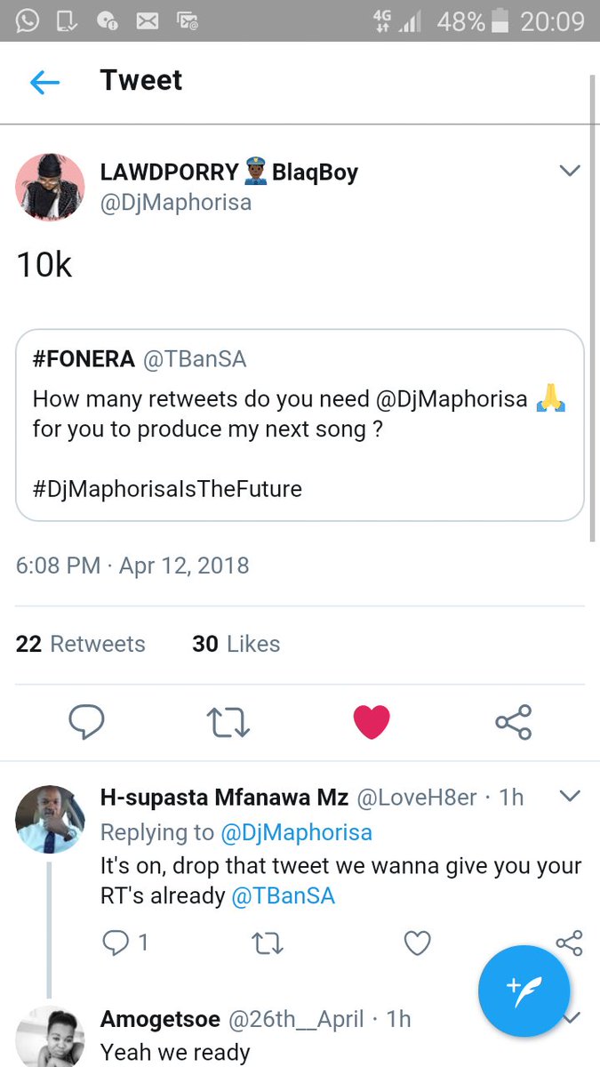 KING OF SPITORI RAP 👑 (@tbansa) on Twitter photo Please help me reach my dreams 🙏😭 with only your retweet
<a href="/DjMaphorisa/">PorryMaduMoneyDoubleTrouble</a> wants 10k retweets for me to work with him
Your retweet will change my life 😭
Thank you in advance Plz retweet this tweet 😭 Please help me reach my dreams 🙏😭 with only your retweet
<a href="/DjMaphorisa/">PorryMaduMoneyDoubleTrouble</a> wants 10k retweets for me to work with him
Your retweet will change my life 😭
Thank you in advance Plz retweet this tweet 😭