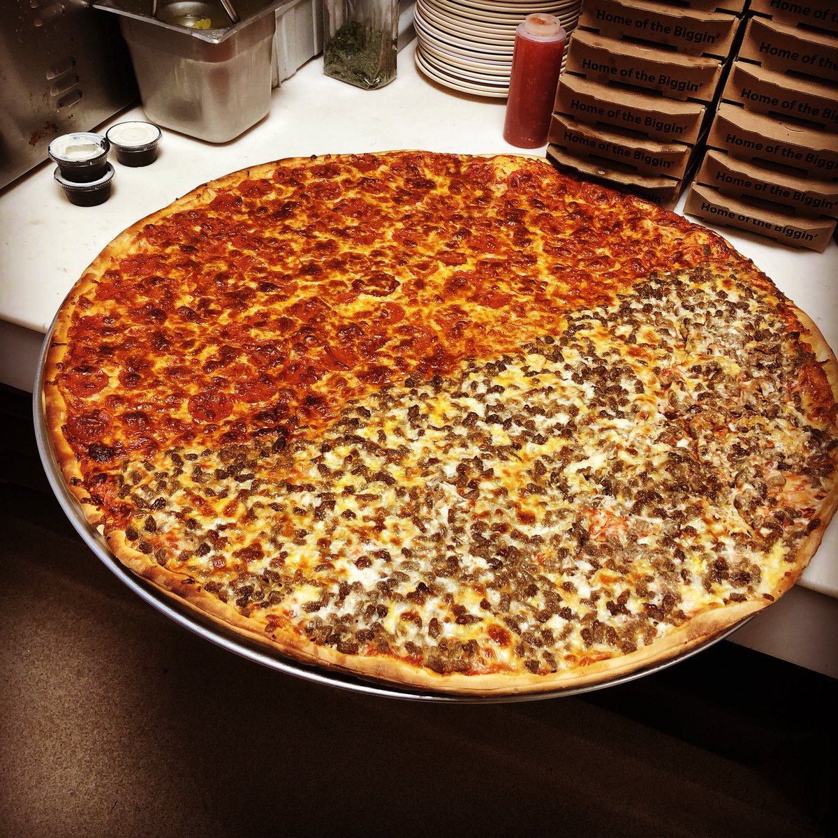 OSP Shawnee on Twitter: "Who wants a #BigJoe 29” of pure pizza happiness… "