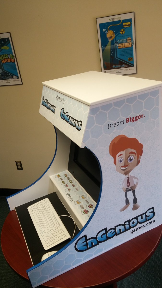 firstmobileed's tweet image. EEEeeeek!! We've got the vinyls on our arcade! We're almost all set for our @Sci_Od event! SO exciting! Come play our arcade May 16th and 17th!