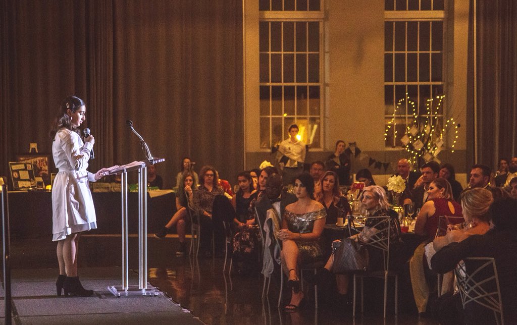 fdsbusiness's tweet photo. #THROWBACK to when we covered the #MeganMeierFoundation Annual Fundraiser Gala, where a very brave girl named Noor shared her story and advocated for the anti-bullying movement. She is the future. 🙌🏽 #throwbackthursday #stopbullying #youthrights #mentalhealth #safeschools #gala https://t.co/LlIG8d2WgM