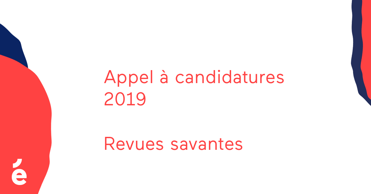 eruditorg's tweet photo. Notre appel à candidatures pour les #revuescientifique est ouvert jusqu'au 27/04! + infos : https://t.co/8iE0FxXCSi #libreacces #diffusionscientifique https://t.co/j6YvtkelZh