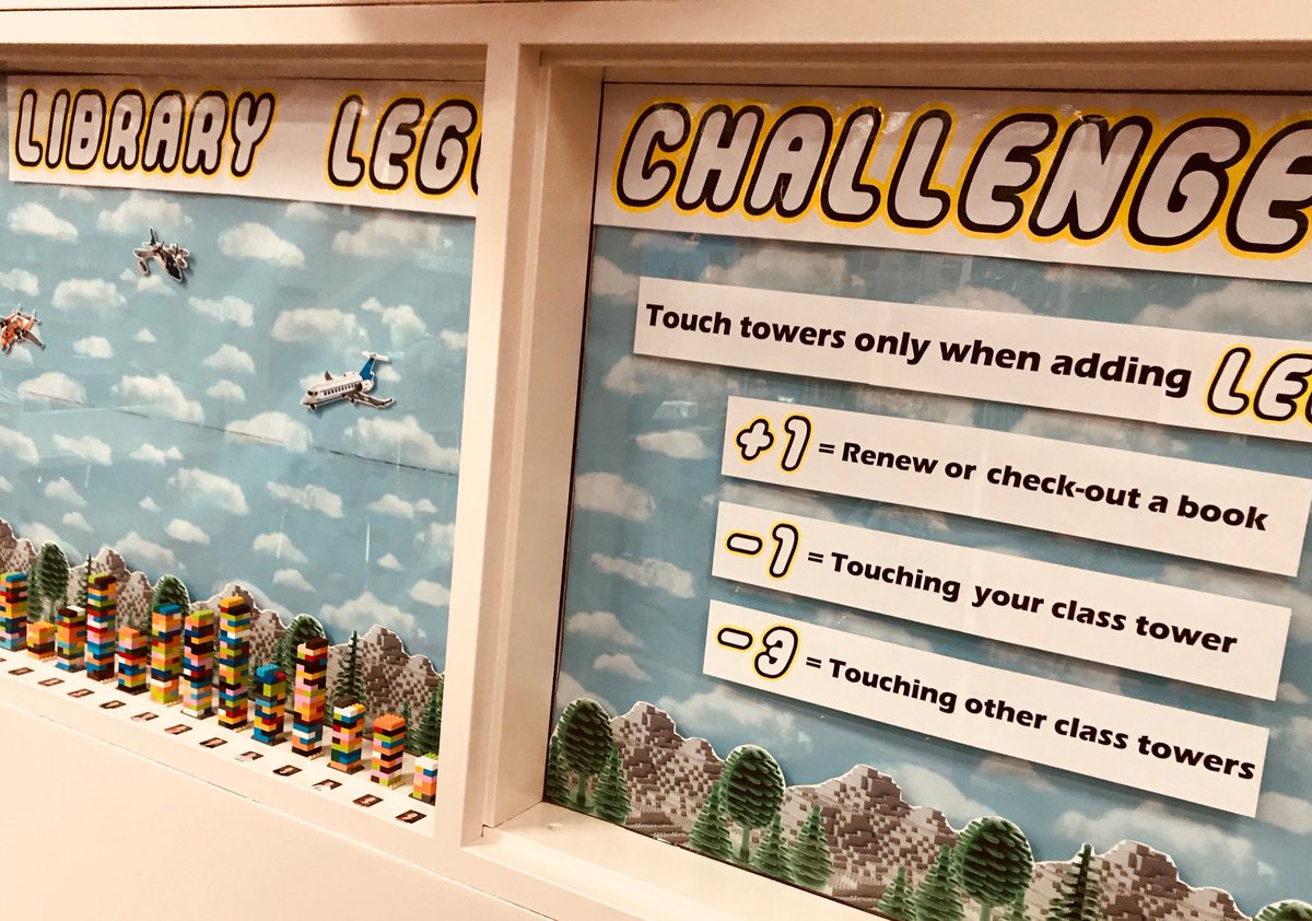 Mrs_Grif's tweet photo. Library LEGO challenge with Mr. B!! Building excitement &amp; student engagement @Sac_Principal @SAC_Librarian #vpsamazing https://t.co/3ZdNXppVN3