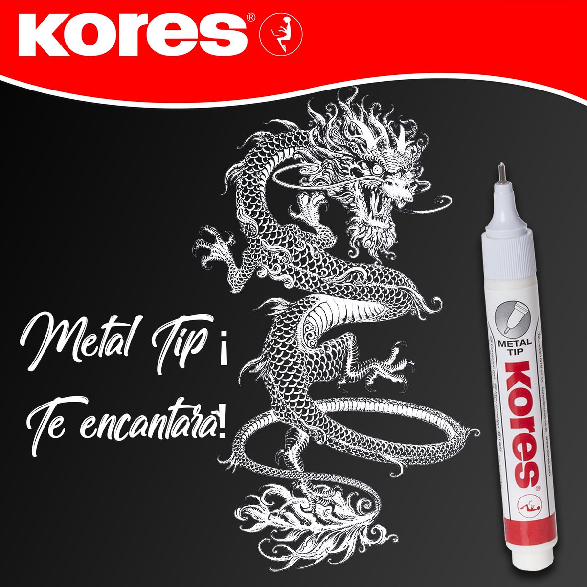 KoresColombia's tweet photo. #Kores tiene para ti #MetalTip el #corrector en #Bolígrafo de secado ultra rápido, con aplicación limpia y precisa. Llámanos desde tu celular al 031 208 62 70 https://t.co/BgVg9GRYZP