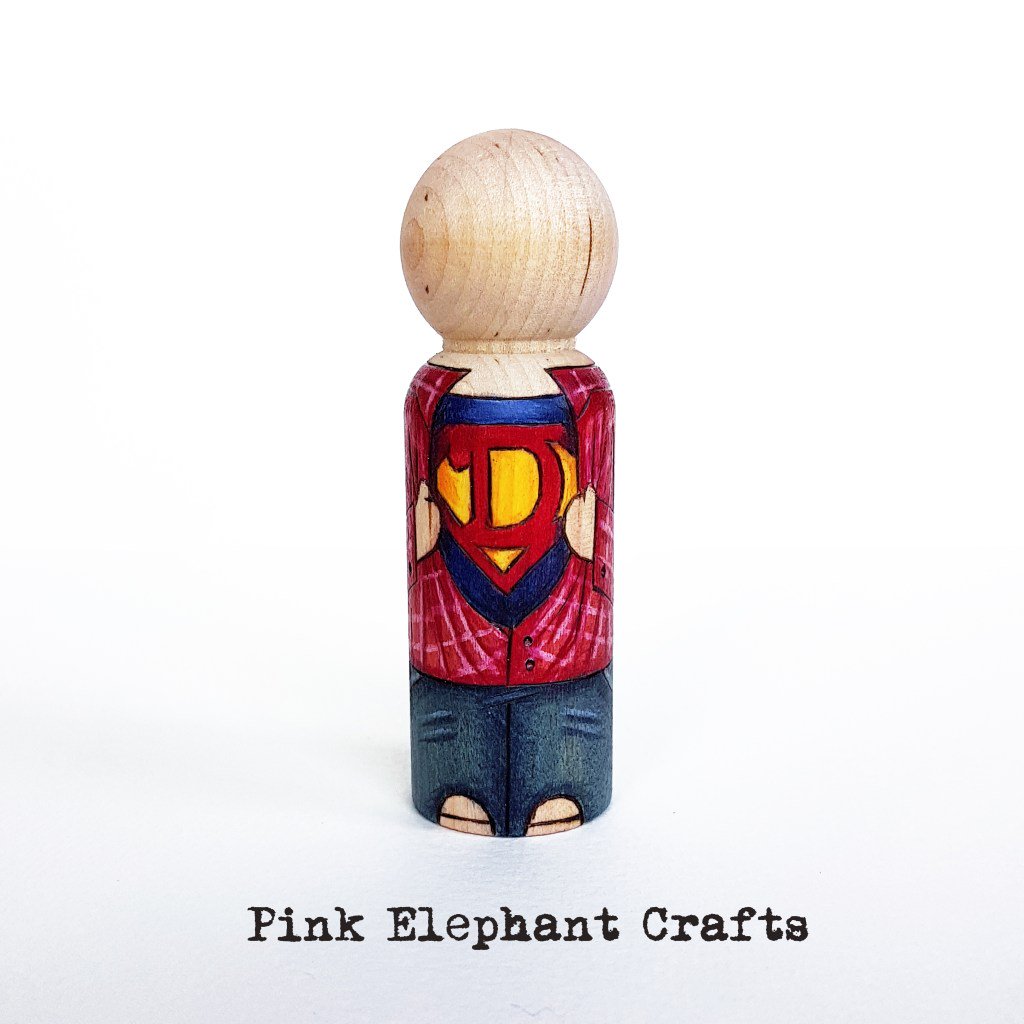 superman peg doll