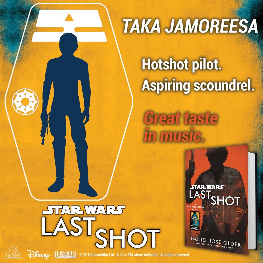 You could try to teach an old spacer new tricks… or you could hire Taka Jamoreesa. #LastShot #MeetTheCrew