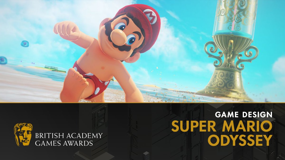 Super Mario Odyssey wins Game Design