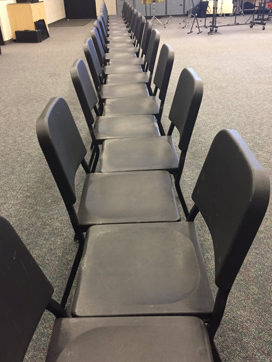zhsband's tweet photo. Is it wrong to assume that the percussionists are responsible for this??  #zhsband #drummers https://t.co/1rXacQydWD