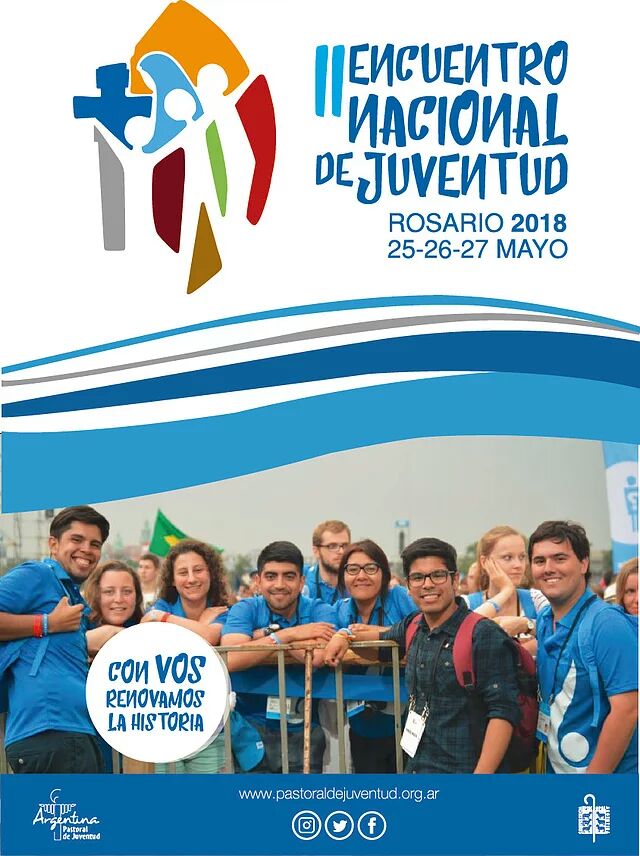 PJuventudSI's tweet photo. Venite al Encuentro Nacional de Juventud donde vamos a poder vivir nuestro momento como Región de Buenos Aires!
Porque #TuVidaVale, y #TuAbrazoEsMiLugar, digamos juntos: #ConVosRenovamoslaHistoria!!
Inscribite al #ENJ2018: https://t.co/O1OGo60GrD https://t.co/Tu2eZoDuQh