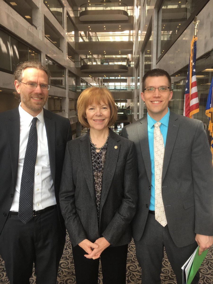 Met with @SenTinaSmith! Next up @SenRonJohnson. #ASBMBHillDay