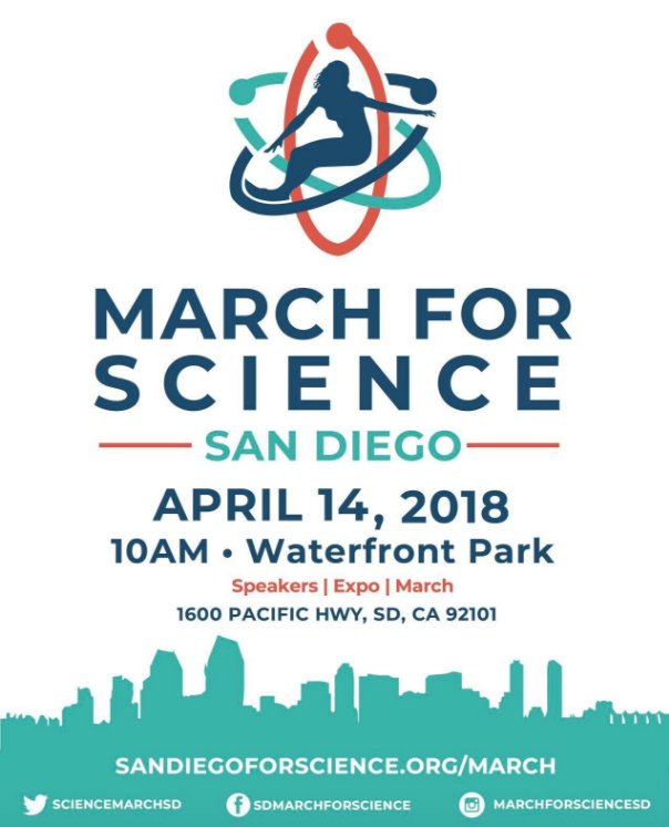 OsterAds's tweet photo. We're excited to attend the Second Annual @ScienceMarchSD as an Iron Sponsor this Saturday, April 14 @SanDiegoCounty Waterfront Park from 10AM-1PM. Will we see you there? #MarchForScience #MarchForScienceSD #KeepMarching #Science https://t.co/gcJwyeVfgZ