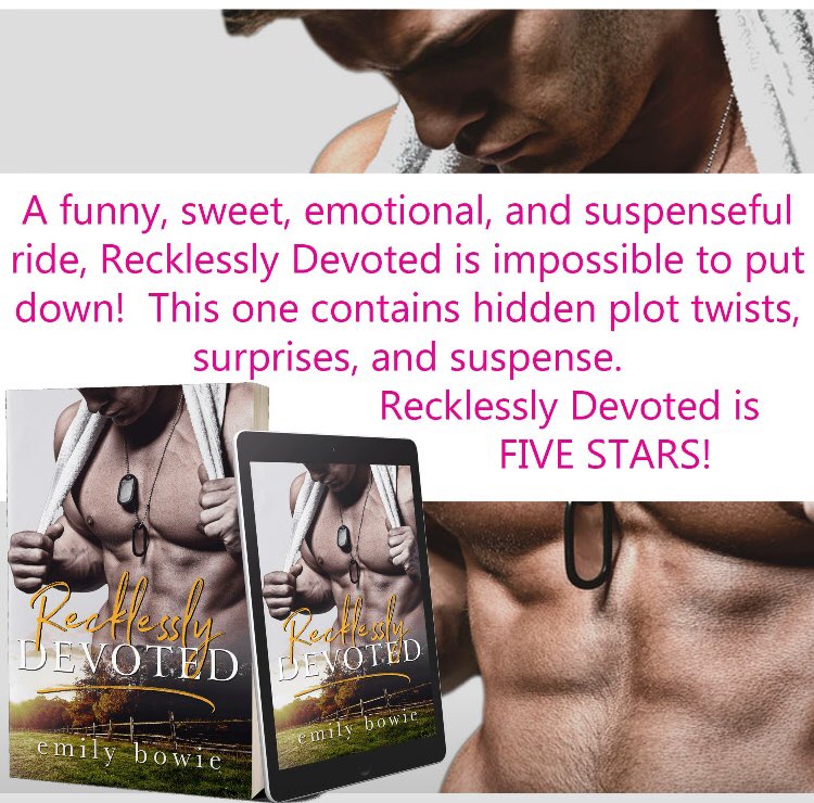 emilybowie82's tweet photo. #WhatReadersAreSaying #RecklesslyDevoted #OneClick #Live https://t.co/0Hc6Cq3P3f https://t.co/DoMJcd8d63