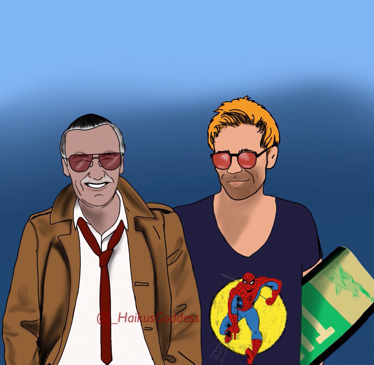 _HaikusGoddess's tweet photo. #StandByStan Even Vertigo characters love him. #Constantine https://t.co/YzrhJRzUcM