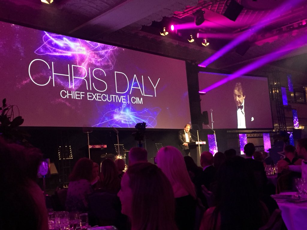DelvesJames's tweet photo. Great opening by Chris Daly, the excitement builds at the @CIM_Exchange MEAs. #CIMevent https://t.co/K3wcw1Bykp