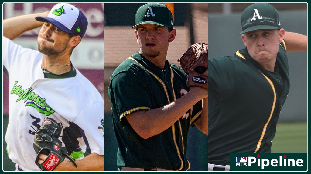 #Athletics prospects Bryce Conley, Ty Damron &amp; Josh Reagan throw a combined no-hitter for the @BeloitSnappers! atmlb.com/2GTdpnS