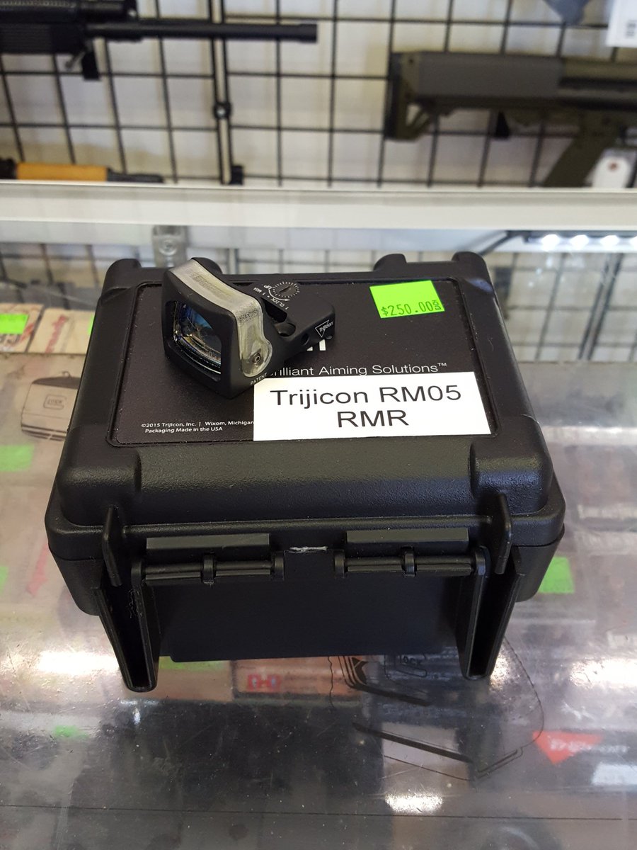JuggernautArms's tweet photo. #DailyDeal $250 #Trijicon #RMR #RM05 9moa Amber #JuggernautArms #2A #Reno #Nevada https://t.co/JdouiF8aVX