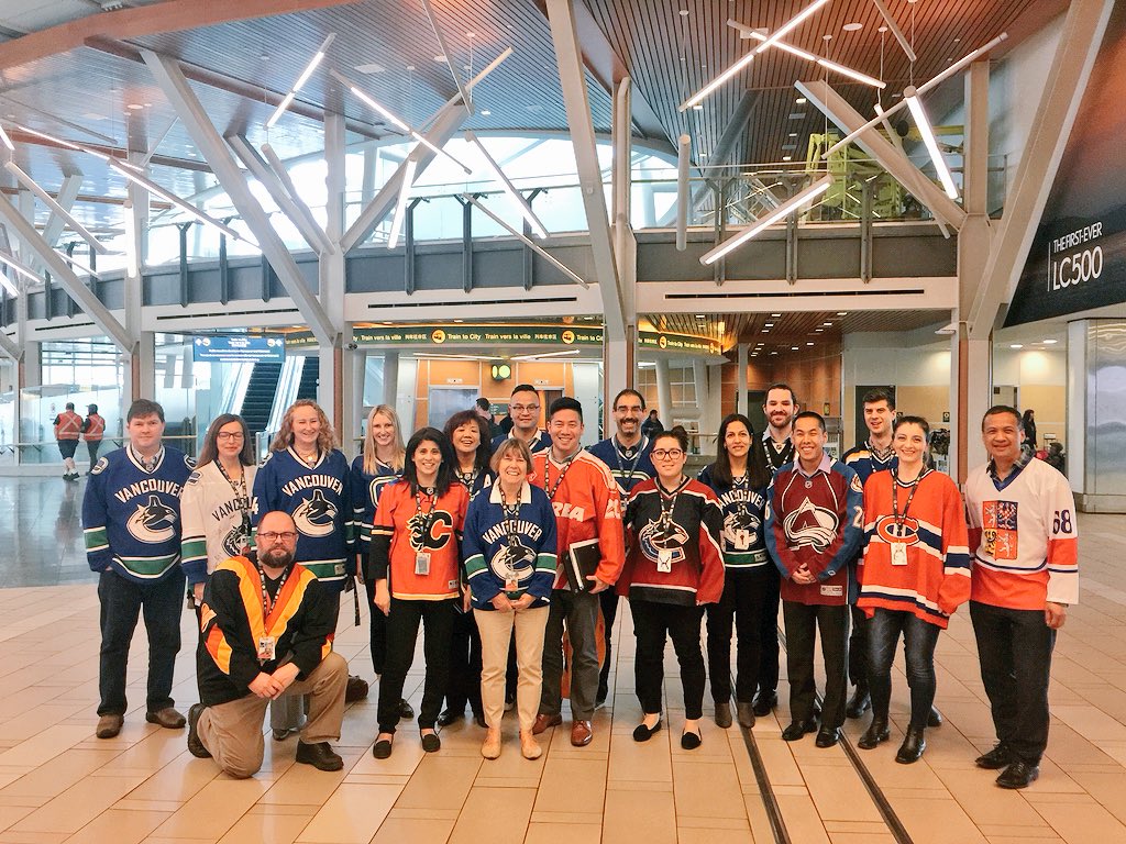 The airport is a place where people come together. Very cool to see all the #JerseysForHumboldt in the terminal today at YVR.