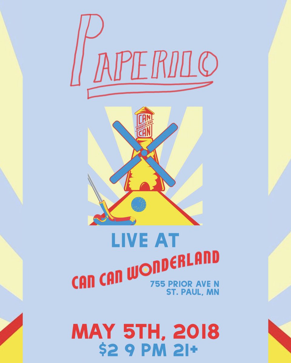 paperilo's tweet photo. Our next gig is comin’ up quick! Pretty excited for this one. #paperilo #cancanwonderland https://t.co/ywW8L3V1FO