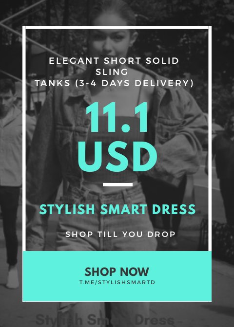 StylishSmartD's tweet photo. Item no. HPG040865
Style like Gigi Hadid with this Elegant Short Solid Sling Tanks (3-4 Days Delivery)
Order link: https://t.co/XdDIvzkHMZ
#fashion #onlineshopping #gigihadid #tank #denim #highwaist #short #jean #design #model #style https://t.co/XzWt9St2Sv