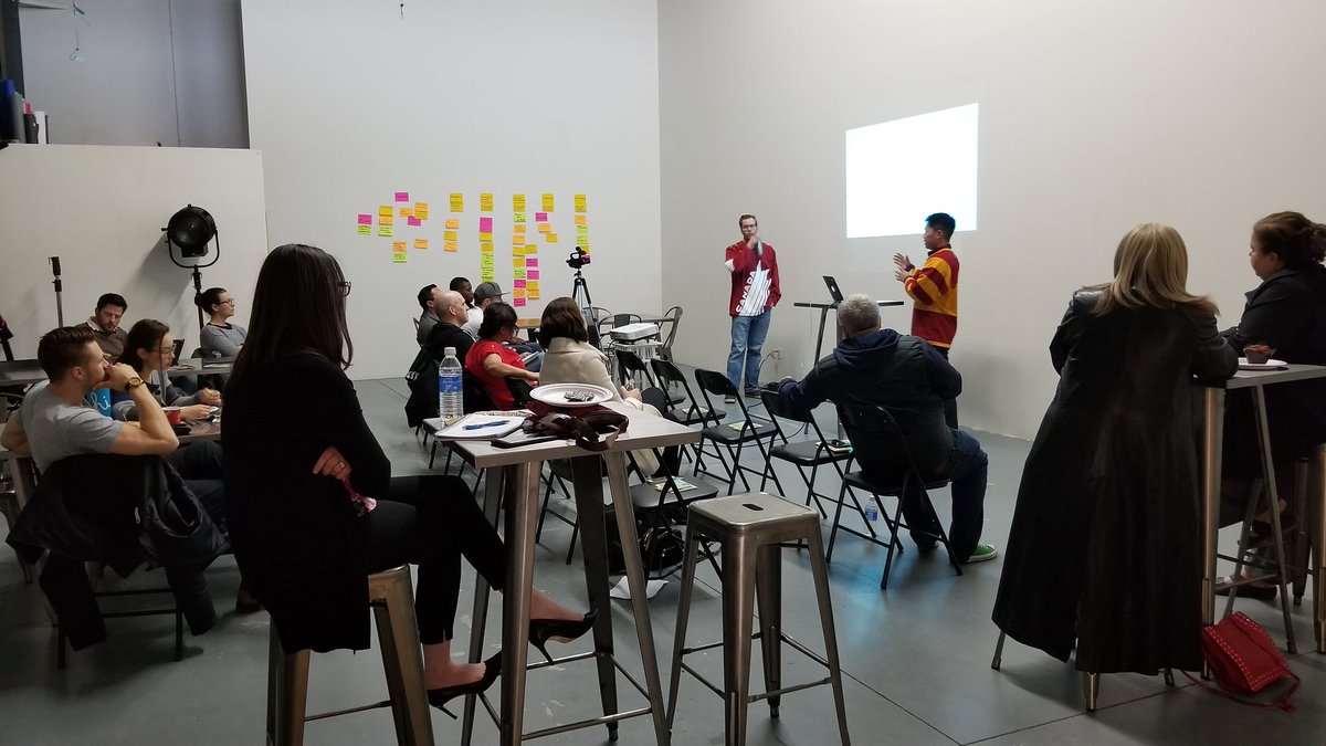 Thanks to Randy and Quan at <a href="/McRallyCanada/">McRally LLP CA's</a> for running their 'Cashflow Habits of Successful Businesses' workshop at the Jobber Office Pop Up in #yyc today! Lots of great takeaways and Q&amp;A from the audience of service business owners. #yycbiz #calgarybiz