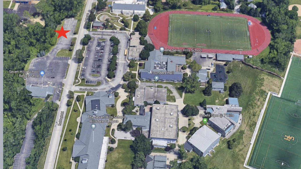 Cincinnati Police Department On Twitter Location Map Of This Area Where A 911 Call Was Received From A Subject Stated They Were Stuck In A Van Outside Of Seven Hills School Where