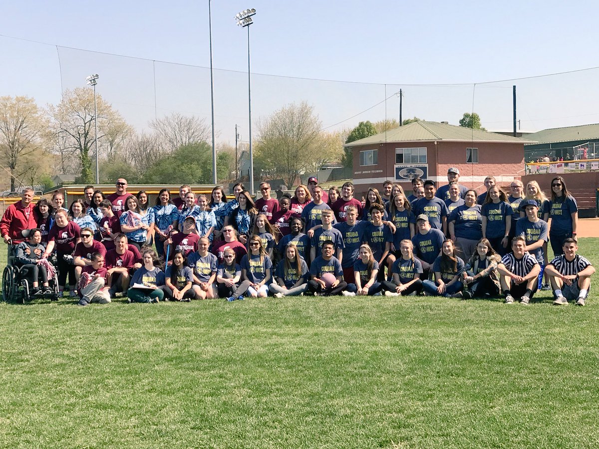 Alexander Central and South Caldwell Unified Champion Kickball Teams!!!!