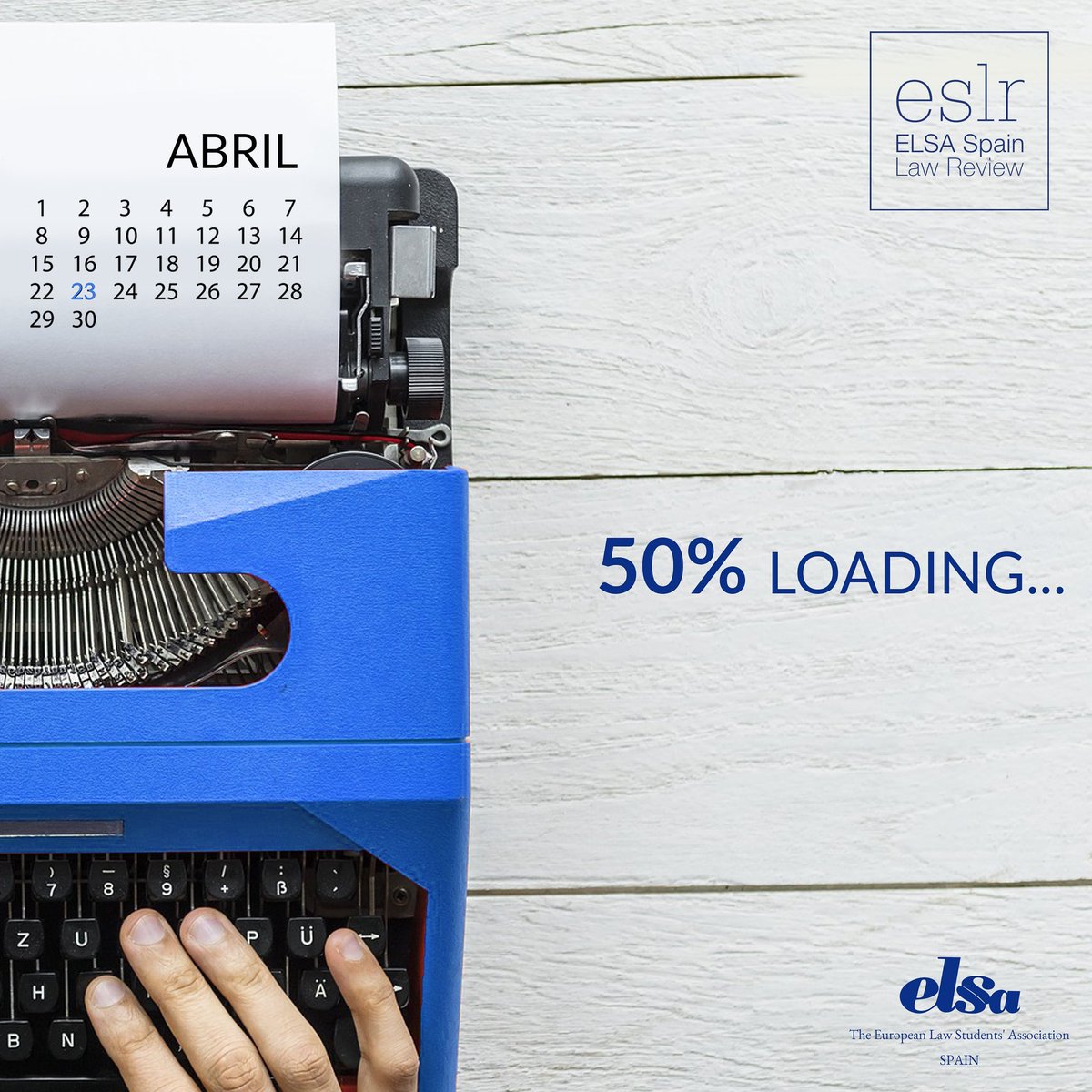 ELSASpainReview's tweet photo. ¿Contando los días? ¡Ya no queda nada!
A menos de 12 días del Día del Libro y Saint Jordi, es por este motivo que, ¡Esta exitosa y gran edición de la ELSA Spain Law Review será publicada también ese mismo día!
¿Te lo vas a perder? https://t.co/zhPeIzI2KP
#ESLR #WriteTheESLR https://t.co/9G6ktmGofz