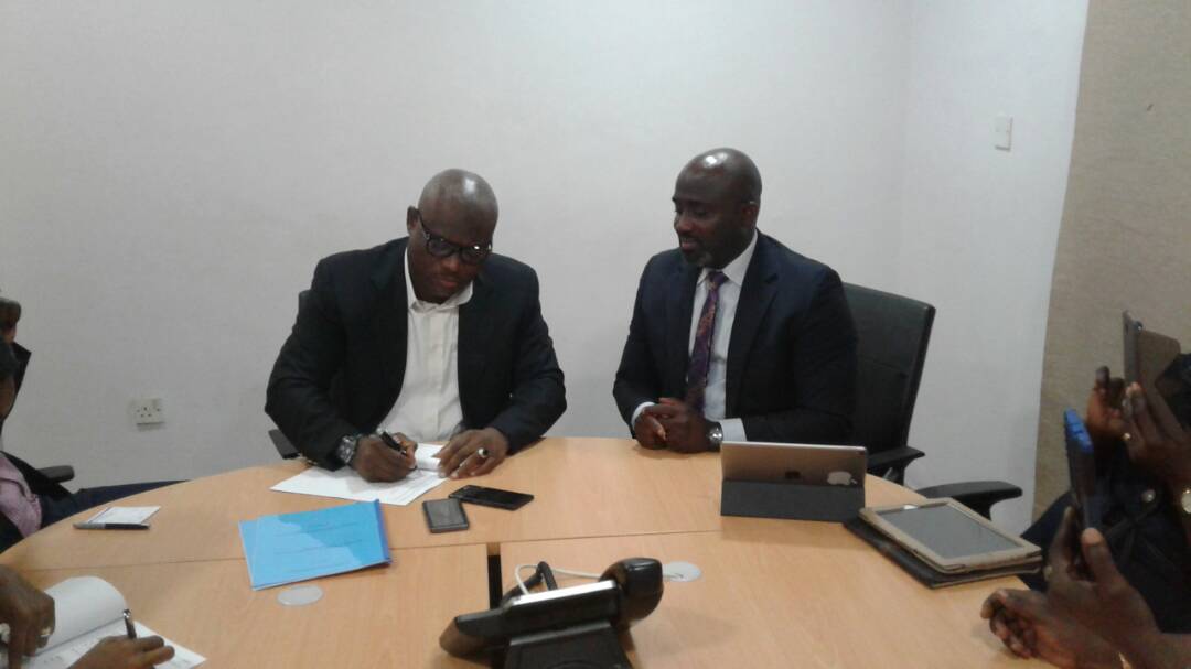 The official signing ceremony for the #HandballNigeria League.

The birth of a new Handball League in Nigeria. Prudent Energy MD, AbdulWasiu Sowami and Handball President,Sam Ocheho.

There is a new lease of life for #HandballNigeria. Thanks to <a href="/prudent_energy/">Prudent Energy</a>