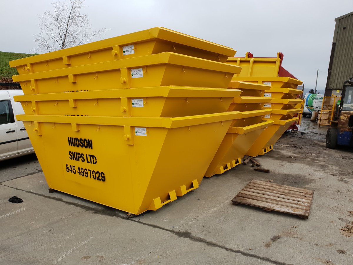 NumacFab's tweet image. Skips ready for delivery, heading off to New York City