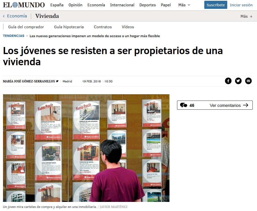 svqcity's tweet photo. Los jóvenes "SE RESISTEN". Les llueve el dinero y las casas y ellos ahí luchando en plan que no, que no, que no quiero casa, QUE ME VE BIEN CON ESTE ZULO DE 600 € AL MES GANANDO 900 €. https://t.co/nainlmacBW