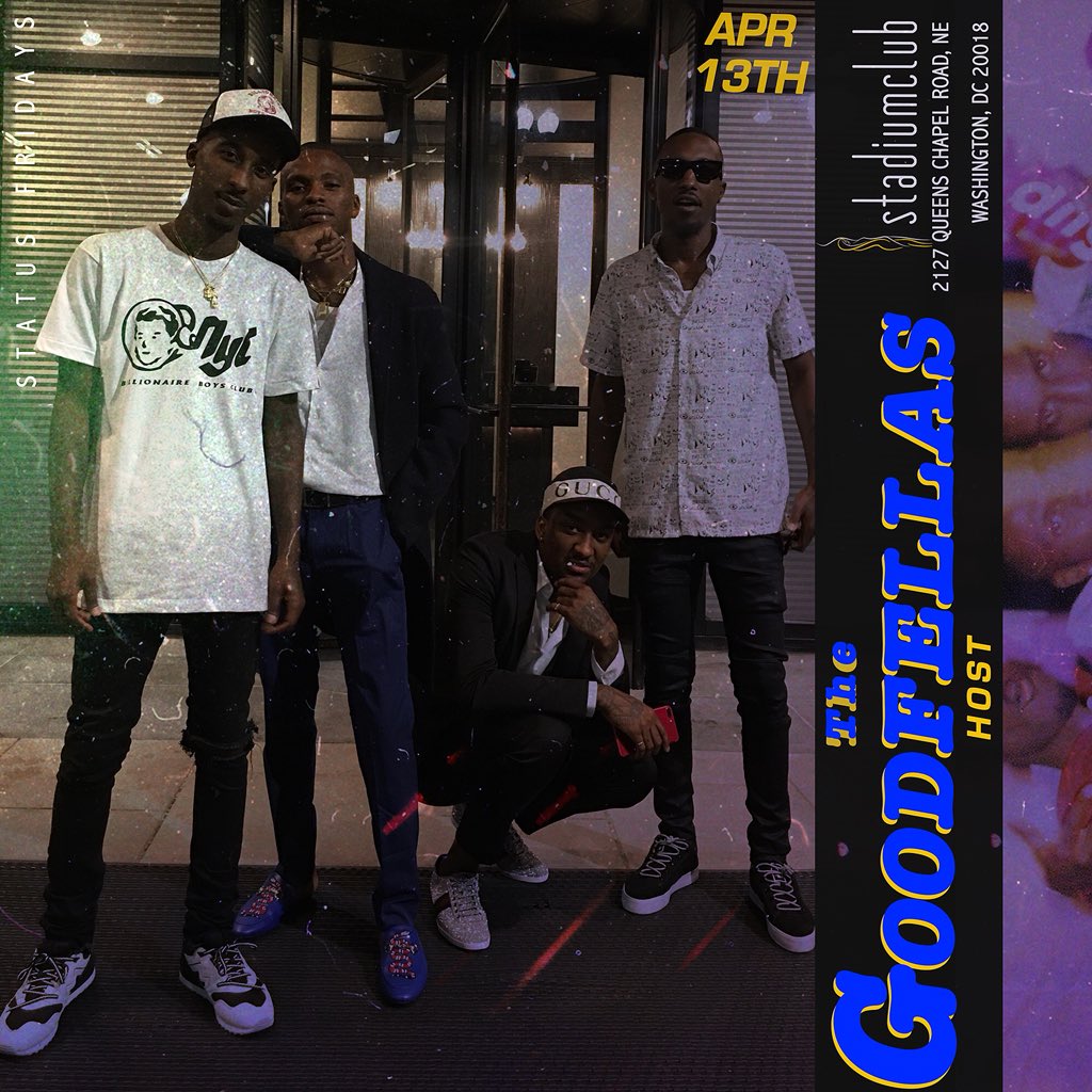 dariuscash's tweet photo. Tomorrow @goodfellasdc takes over
status fridays at S T A D I U M nightclub
brought to you by @CvpsetDc | pull up ++ https://t.co/eQ1uihnEec