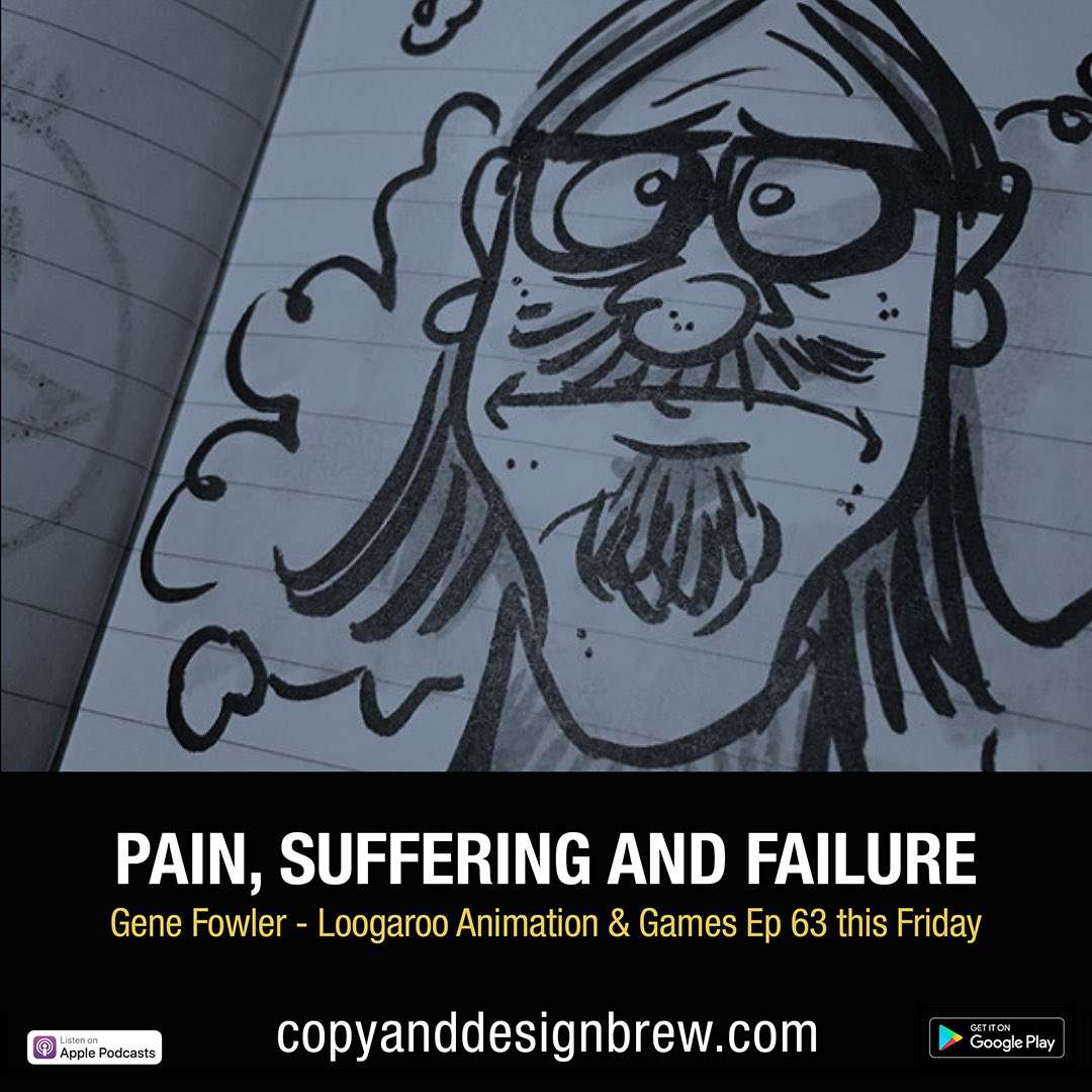 copydesignbrew's tweet photo. New Brew this Friday - Ep 63
Mean Gene Fowler of @Loogaroos.
#loogaroo #animation #studio #miramachi #geodesicdome #failure #pain #suffering #wisdom #copydesignbrew #podcast #copywriting #graphicdesign #freelance #entrepreneur #craftbeer #ctompdesign_ctd #jturnercreative https://t.co/PD7hKFIL6m