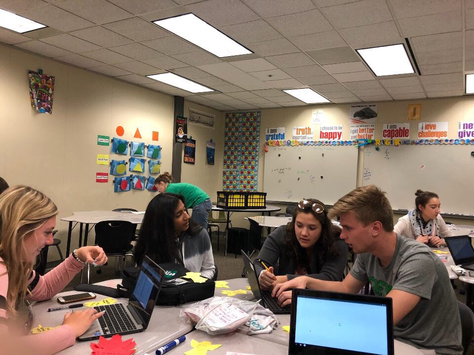 Coffman__NHS's tweet photo. @DublinCoffmanHS Hard work continues for the Rose Sale as students sort orders and prep for delivery!! Thanks to everyone who bought a rose in support of Spinal Muscular Atrophy research!!! #dcsgivesback https://t.co/PeQuR0GhV1