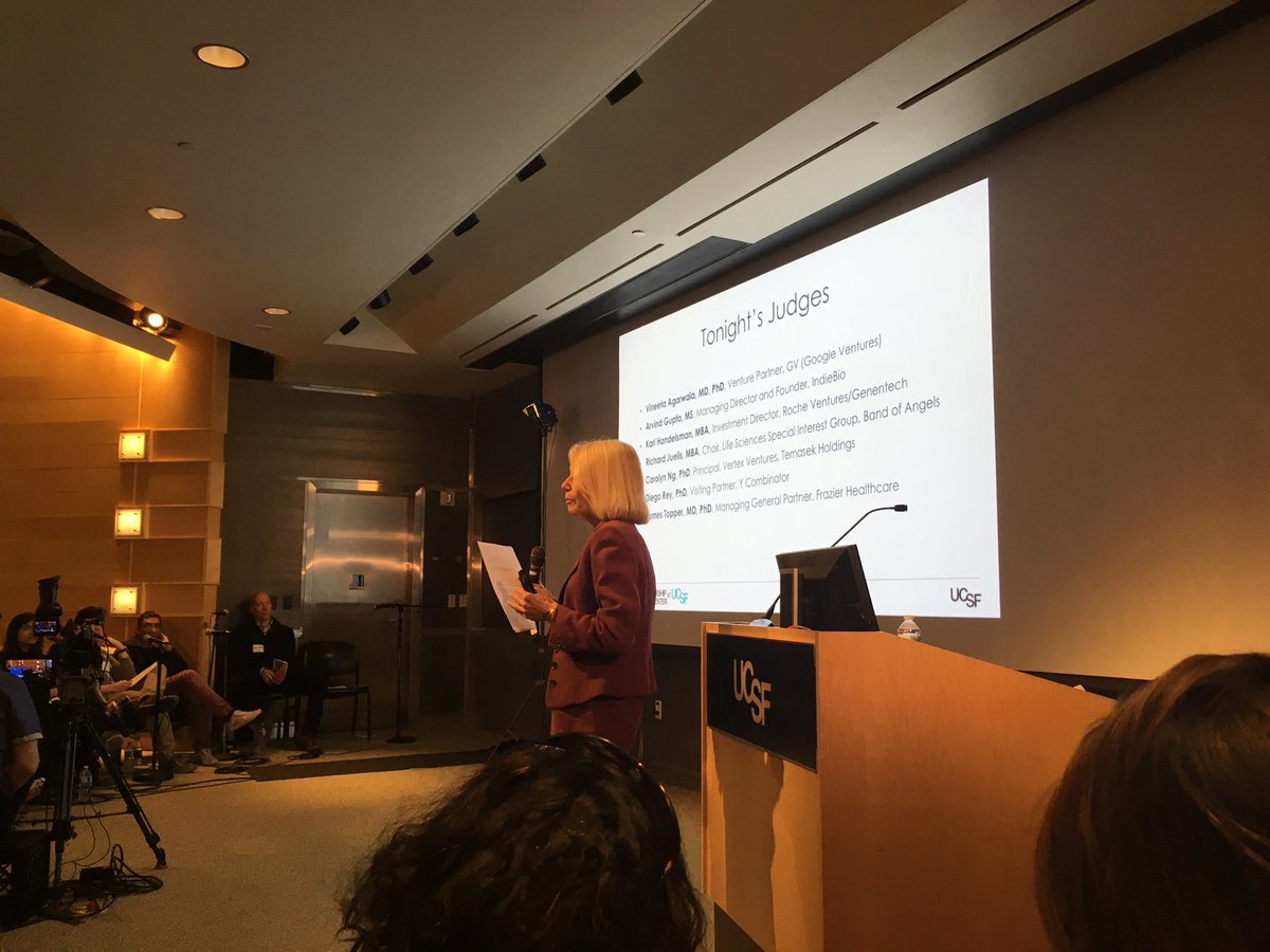 Getting ready to present to some amazing judges at #ucsfstartup101 #ucsfpitchnight