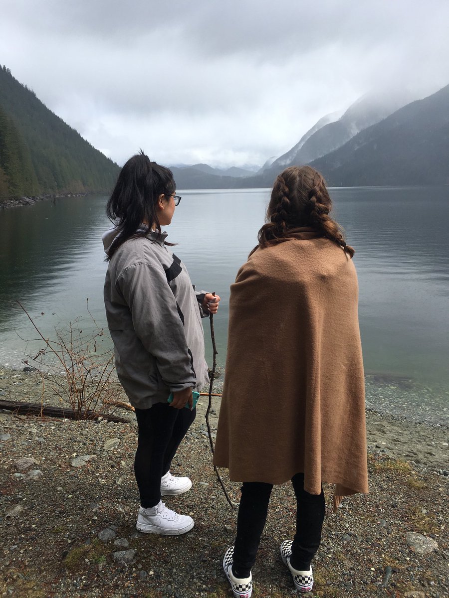 Dgravesyvr's tweet photo. #sd42news #sd42abednews student leaders from Katzie taking in the beauty of their land. The future looks good https://t.co/WRLtlqy8yN